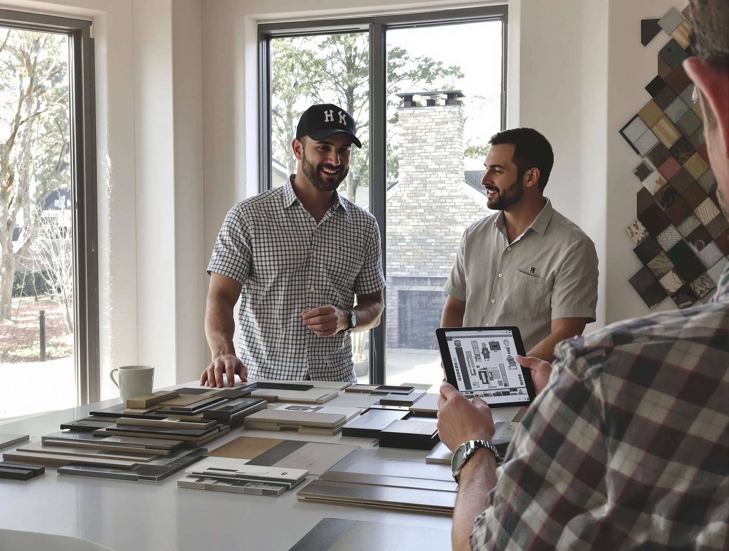 Herriman Chimney Sweep remodeling a chimney and fireplace in Herriman, UT
