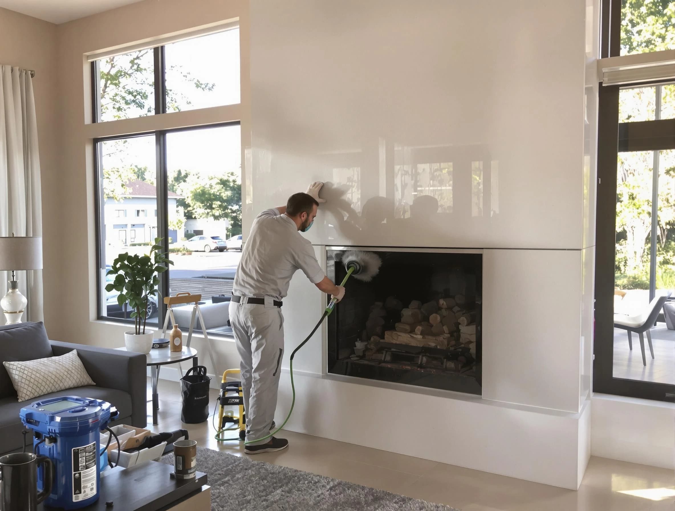 Herriman Chimney Sweep performing thorough soot removal in Herriman, UT